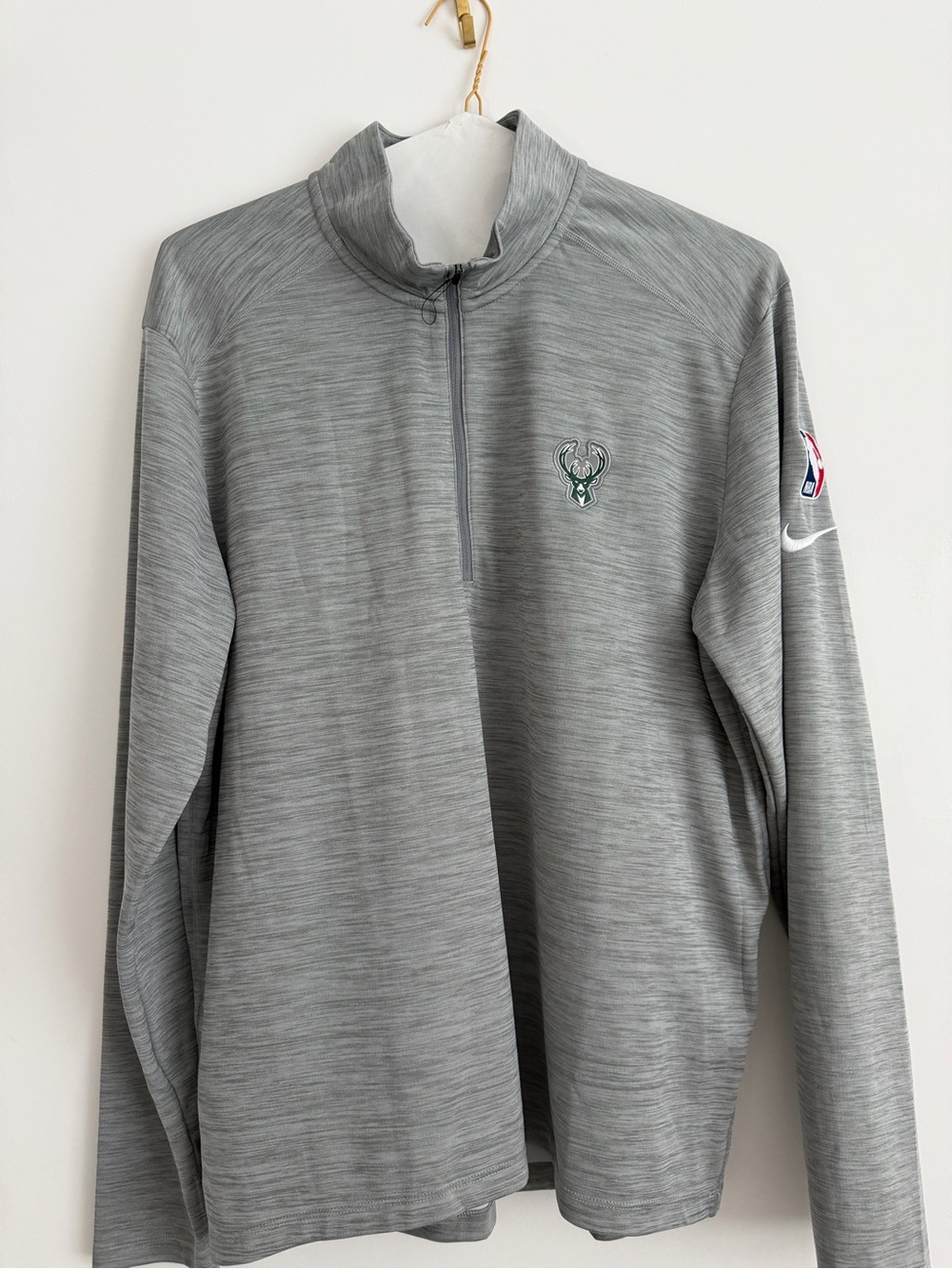 Nike NBA Milwaukee Bucks Half-Zip Pullover - NWT XL